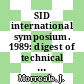 SID international symposium. 1989: digest of technical papers. vol 0020 : Baltimore, MD, 16.05.89-18.05.89.