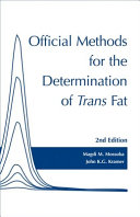 Official methods for the determination of trans fats [E-Book] /