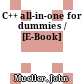 C++ all-in-one for dummies / [E-Book]