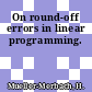 On round-off errors in linear programming.