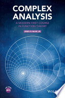 Complex analysis : a modern first course in function theory [E-Book] /