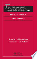 Higher order derivatives [E-Book] /