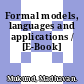 Formal models, languages and applications / [E-Book]