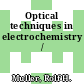 Optical techniques in electrochemistry /