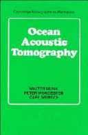 Ocean Acoustic Tomography [E-Book] /