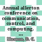 Annual allerton conference on communication, control, and computing. 0022: proceedings : Monticello, IL, 03.10.1984-05.10.1984.