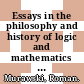 Essays in the philosophy and history of logic and mathematics / [E-Book]