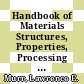 Handbook of Materials Structures, Properties, Processing and Performance [E-Book] /