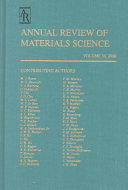 Annual review of materials science. 30 /
