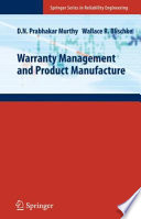 Warranty Management and Product Manufacture [E-Book] /