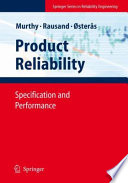 Product Reliability [E-Book] : Specification and Performance /