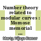 Number theory related to modular curves : Momose memorial volume [E-Book] /