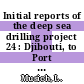 Initial reports of the deep sea drilling project 24 : Djibouti, to Port Louis, Mauritius, May - June 1972