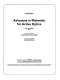 Advances in materials for active optics: proceedings : San-Diego, CA, 22.08.85-23.08.85 /