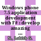Windows phone 7.5 application development with F# : develop amazing applications for Windows Phone using F# [E-Book] /