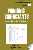 Nonionic surfactants : polyoxyalkylene block copolymers /