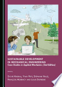 Sustainable development in mechanical engineering : case studies in applied mechanics [E-Book] /