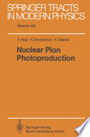 Nuclear Pion Photoproduction [E-Book] /