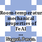Room-temperature mechanical properties of FeAl and NiAl /