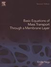 Basic equations of mass transport through a membrane layer /