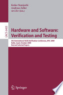 Hardware and Software: Verification and Testing [E-Book] : 5th International Haifa Verification Conference, HVC 2009, Haifa, Israel, October 19-22, 2009, Revised Selected Papers /