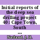 Initial reports of the deep sea drilling project 40 : Cape Town, South Africa to Abidjan, Ivory Coast, December 1974 - Februar 1975