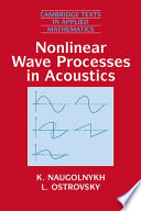 Nonlinear wave processes in acoustics /