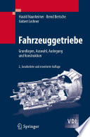 Fahrzeuggetriebe [E-Book] : Grundlagen, Auswahl, Auslegung und Konstruktion /