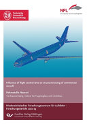 Influence of flight control laws on structural sizing of commercial aircraft [E-Book]