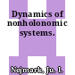 Dynamics of nonholonomic systems.