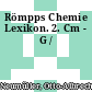 Römpps Chemie Lexikon. 2. Cm - G /