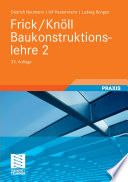 Frick/Knöll Baukonstruktionslehre 2 [E-Book] /