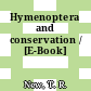 Hymenoptera and conservation / [E-Book]