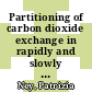 Partitioning of carbon dioxide exchange in rapidly and slowly changing ecosystems /