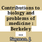 Contributions to biology and problems of medicine : Berkeley symposium on mathematical statistics and probability 0004: proceedings vol 04 : Berkeley, CA, 20.06.60-30.07.60 /