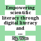 Empowering scientific literacy through digital literacy and multiliteracies / [E-Book]