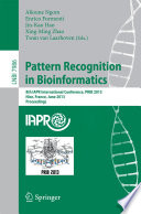 Pattern Recognition in Bioinformatics [E-Book] : 8th IAPR International Conference, PRIB 2013, Nice, France, June 17-20, 2013. Proceedings /