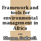 Framework and tools for environmental management in Africa / [E-Book]