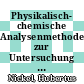 Physikalisch- chemische Analysenmethoden zur Untersuchung von Reaktormaterialien und Kernbrennstoffen [E-Book] /