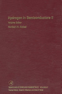 Hydrogen in semiconductors. 2 /