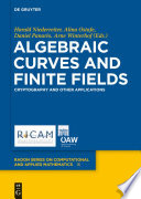 Algebraic curves and finite fields : cryptography and other applications [E-Book] /
