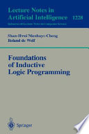 Foundations of Inductive Logic Programming [E-Book] /