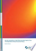 Ab initio calculations of spin-wave excitation spectra from time-dependent density-functional theory [E-Book] /