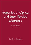 Properties of optical and laser-related materials : a handbook /