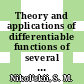 Theory and applications of differentiable functions of several variables. vol 0002.