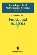 Functional analysis. 1. Linear functional analysis.