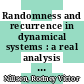 Randomness and recurrence in dynamical systems : a real analysis approach [E-Book] /
