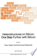 Heterostructures on Silicon: One Step Further with Silicon [E-Book] /