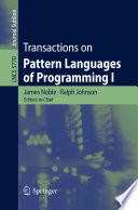 Transactions on Pattern Languages of Programming I [E-Book] /