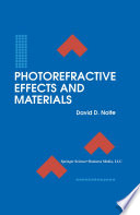 Photorefractive Effects and Materials [E-Book] /